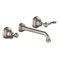 Merino Flared Wall Spa Set - 1/4 Turn Ceramic Brushed Nickel