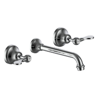Merino Flared Wall Spa Set - 1/4 Turn Ceramic Chrome