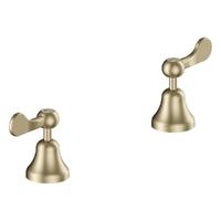 Merino Flared Lever Sink Top Assembly - 1/4 Turn Ceramic - Brushed Gold (Lf)