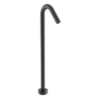 Max Floor Mount Outlet - Bath Gunmetal Trim Kit