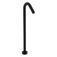 Max Floor Mount Outlet - Bath Matt Black Trim Kit
