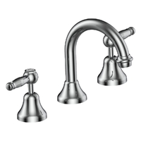 Merino Lever Basin Set - Fixed Spout - 4 Star - 1/4 Turn Ceramic Chrome (Lf)