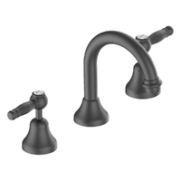 Merino Lever Basin Set - Fixed Spout - 4 Star - 1/4 Turn Ceramic Gunmetal (Lf)