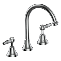 Merino Lever Vanitee Sink Set - 4 Star - 1/4 Turn Ceramic Chrome (Lf)