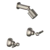 Merino Lever Shower Set - Sileno Shower - 3 Star - 1/4 Turn Ceramic Brushed Nickel