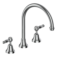 Merino Lever Hob Spa Set - 1/4 Turn Ceramic Chrome