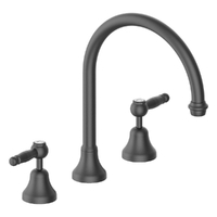 Merino Lever Hob Spa Set - 1/4 Turn Ceramic Gunmetal