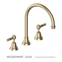 Merino Lever Hob Spa Set - 1/4 Turn Ceramic Gold