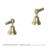 Merino  Lever Sink Top Assembly - 1/4 Turn Ceramic - White Gold (Lf)