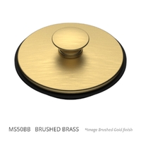 50Mm Merino Stopper Brushed Brass