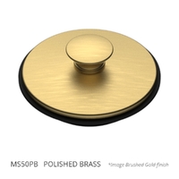 50Mm Merino Stopper Polished Brass