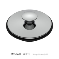 50Mm Merino Stopper  White
