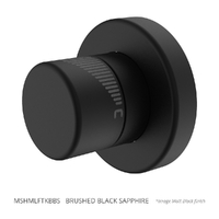 Max Wall Mixer Brushed Black Sapphire Trim Kit (Lf)