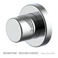Max Wall Mixer Brushed Chrome Trim Kit (Lf)