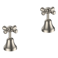 Merino Cross Sink Top Assembly - Jumper Valve - Brushed Nickel (Lf)