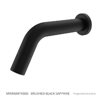 Max Wall Outlet - Bath Brushed Black Sapphire Trim Kit