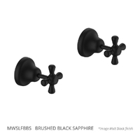Merino Cross Wall Top Assembly - Jumper Valve Brushed Black Sapphire (Lf)