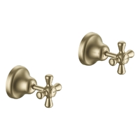 Merino Cross Wall Top Assembly - Jumper Valve Brushed Gold (Lf)