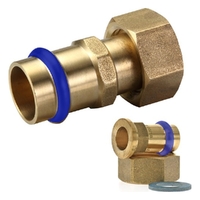 Swivel Nut Straight Adaptor Flat Seat