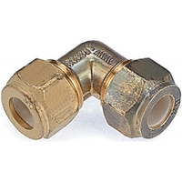 LF 15mm C x 15mm C NYL COMPRESSION ELBOW (1/2" C x 1/2" C) C/P