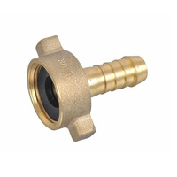 80FI X 80mmHose Nut And Tail Brass 