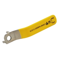 Ball Valve Handle Lever Handle Extended - Yellow Gas