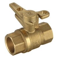 Meter Ball Valve Inline FI x FI Lockable