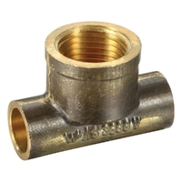 Tee Brass Capillary Cap x FI No. 30