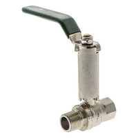 Ball Valve Dual Approved Lever Handle MI x FI Extended Spindle Water & Gas