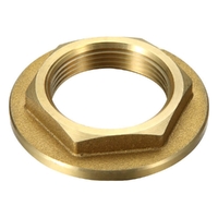 Back Nut Flanged Wide Brass Screwed Brassware
