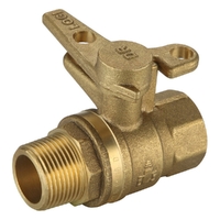 Meter Ball Valve Inline MI x FI Lockable