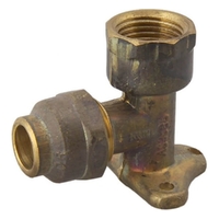 Elbow Brass Flared Compression FI x C Lugged