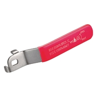 Ball Valve Lever Handle Red
