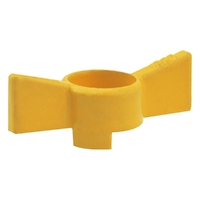 Ball Valve Handle Butterfly Handle - Yellow Gas