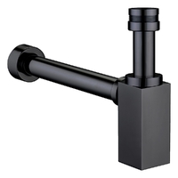 Bottle Trap Square Nickel Plated 40 mm (1 1/2")