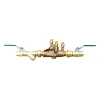 Reduced Pressure Zone Device Brass with Lockable Ball Valves, Strainer & Unions Lead Free 009 Watts