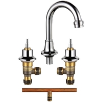 Basin Set With Curved Outlet Without Handles