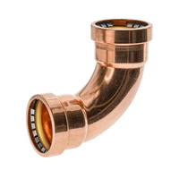 80mm Elbow 90 Deg Gas Copper Press