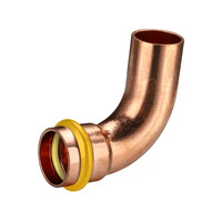 15mm Elbow 90 Deg M&F Gas Copper Press