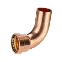 80mm Elbow 90 Deg M&F Gas Copper Press
