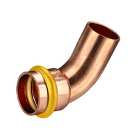 20mm Elbow 45 Deg M&F Gas Copper Press