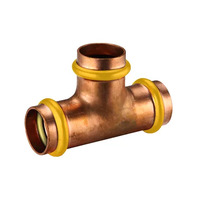 15mm Tee Equal Gas Copper Press