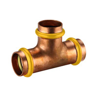 20mm Tee Equal Gas Copper Press