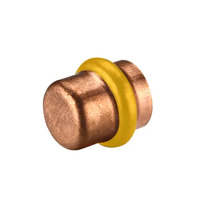 15mm End Cap Gas Copper Press