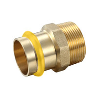 20mm Male BSP X 20mm Adaptor Gas Copper Press