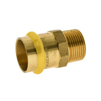 25mm Male BSP X 20mm Adaptor Gas Copper Press