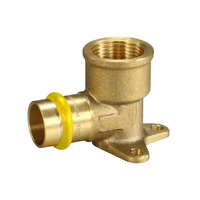 Lugged Elbow 15mm BSP Female X 1/2" Gas Copper Press
