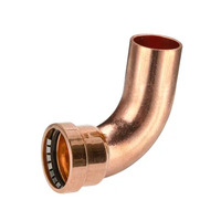 100mm Elbow 90 Deg M&F Water Copper Press