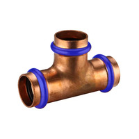 15mm Tee Equal Water Copper Press 1/2"