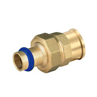 Barrel Union 20mm Female X 3/4" Water Copper Press